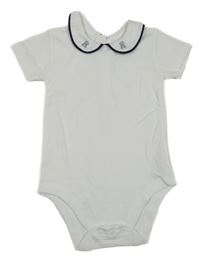 Bílé body s límečkem s medvědy Nutmeg