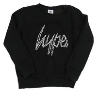 Černá mikina s logem zn. Hype