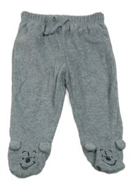 Šedé sametové polodupky - Pú George