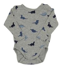 Šedé body s dinosaury H&M
