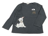 Antracitové triko s dalmatinem Disney