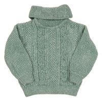 Mintový vzorovaný žinylkový rolák C&A