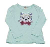 Světlemodré triko - Tlapková Patrola Nickelodeon