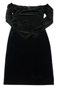 Černé sametové šaty New Look