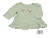 Nové - Mintové triko s obrázky Nutmeg