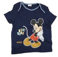Tmavomodré tričko s Mickeym Disney