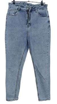 Dámské světlemodré skinny rifle Boohoo 