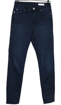 Dámské tmavomodré skinny rifle M&S