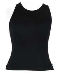 Dámský černý žebrovaný crop top zn. Primark 
