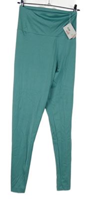 Nové - Dámské mátové sportovní legíny Wolford 