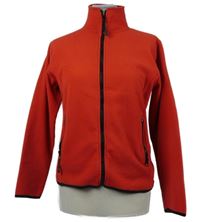 Dámská červená fleecová propínací mikina 