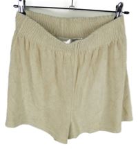 Dámské béžové froté kraťasy H&M