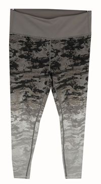 Dámské hnědo-béžové vzorované sportovní legíny H&M