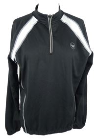 Pánská černo-bílá sportovní mikina Crane 