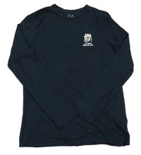 Tmavomodré triko s tygrem C&A