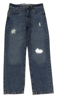 Tmavomodré rifle s prošoupáním Chapter Young