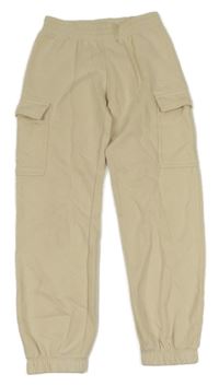 Béžové cargo tepláky H&M