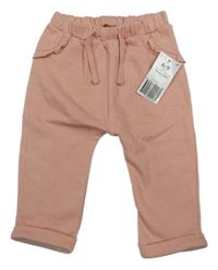 Nové - růžové baggy tepláky Matalan