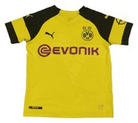 Žluto-černý fotbalový dres Dortmund Puma
