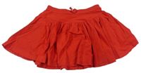 Červená bavlněná sukně Matalan
