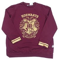 Vínové pyžamové triko s potiskem - Harry Potter H&M