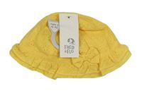 Žlutý madeirový klobouk F&F
