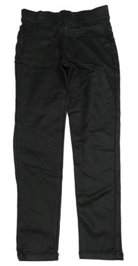 Černé koženkové tregíny F&F