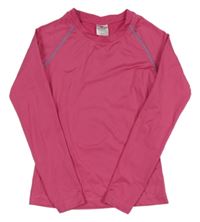 Tmavorůžové thermo triko crane