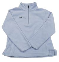 Levandulová fleecová mikina s nápisem