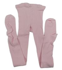 Světlerůžové punčocháče 