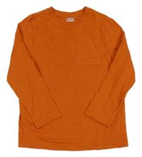Oranžové triko s kapsičkou F&F