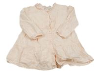 Světlerůžové madeirové šaty Primark