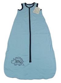 Nové - Světlemodrý podšitý spací pytel s dinosaurem Lupilu