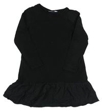 Černé teplákové šaty Pepperts