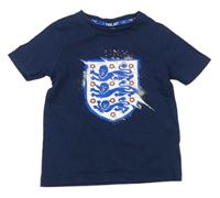 Tmavomodré tričko s logem England