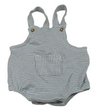 Modro-bílé pruhované laclové kraťasy Matalan
