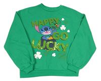 Zelená mikina se Stitchem Disney