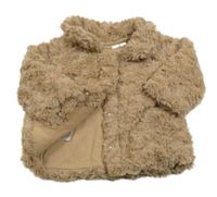 Béžová kožešinová podšitá bunda BabyLook 