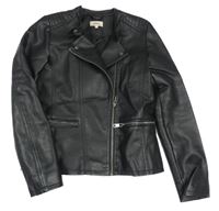 Černý koženkový podšitý křivák Only 