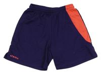 Fialovo-růžové sportovní funkční kraťasy Decathlon 