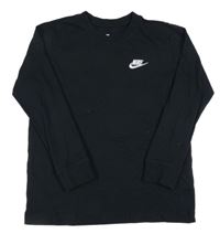 Černé triko s logem Nike