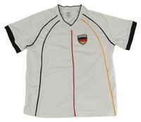 Bílý fotbalový dres Deutchland Victory