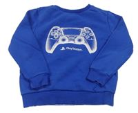Safírová mikina s ovladačem - PlayStation George