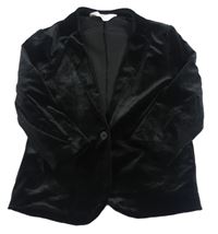 Černé sametové sako H&M