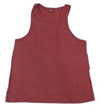 Vínové melírované tílko Y.F.K.