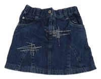 Tmavomodrá riflová sukně LINDEX