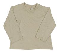 Světlebéžové triko H&M