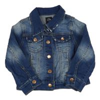 Modrá riflová crop bunda Denim Co.