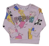 Lila mikina s Peppou a přáteli Primark