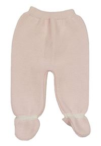 Světlerůžové pletené polodupky